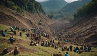 Hunderte von Menschen verschüttet bei massivem Erdrutsch in Papua-Neuguinea