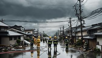 Hunderttausende in Japan ohne Strom nach starkem Taifun