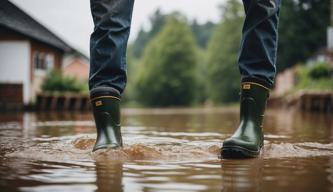 Kanzler in Gummistiefeln lobt Helfer bei Hochwasser im Saarland