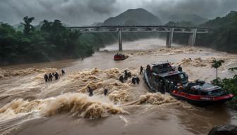 Mehrere Vermisste nach Brückeneinsturz durch Taifun in Vietnam