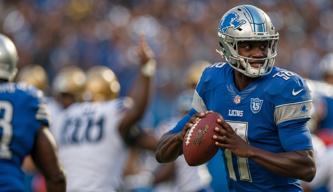 Quarterback-Kante Isom strebt danach, die Lions wieder an die Spitze zu führen