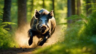 Wie schnell sind Wildschweine? Entdecken Sie die überraschende Geschwindigkeit dieses faszinierenden Tieres!