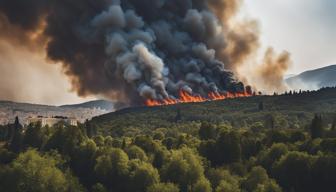 Zehntausende evakuiert bei riesigem Waldbrand nahe Athen